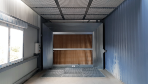 Mur d'aspiration des peintures